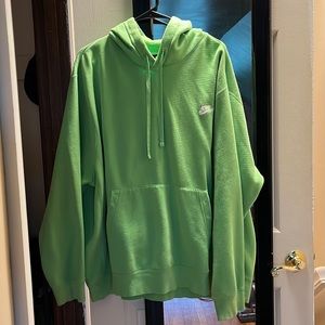 Like green Nike hoodie